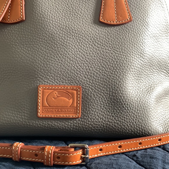 Dooney & Bourke pebbled leather domed satchel - Picture 4 of 16